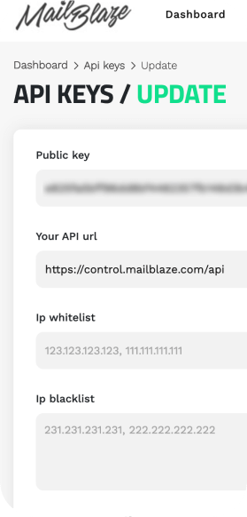 API documentation screenshot