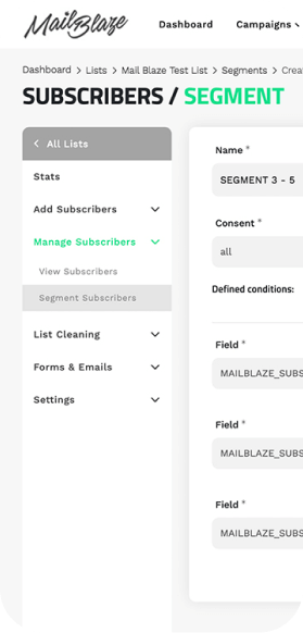 WooCommerce segmentation screenshot