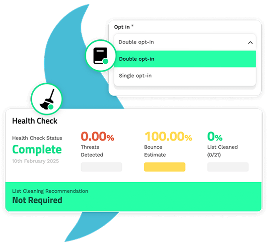 Permission-based marketing illustration