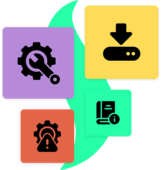 Support resources screenshot